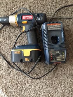 Ryobi drill cordless 18 v
