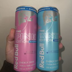 Pink And Blue Redbulls