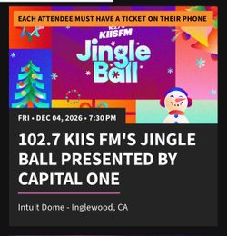 Jingle Ball - Los Angeles Intuit Dome Dec. 4