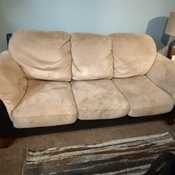 Beige sofa