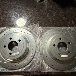 2 5Lug Brake Discs / Rotors for 2017 Mustang