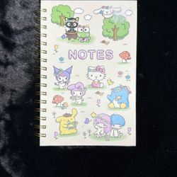 Hello Kitty Spiral Notepad