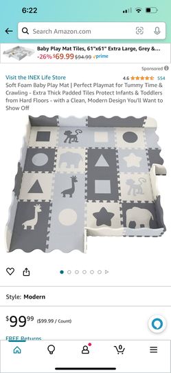 Soft foam Baby Play Mat With Fence