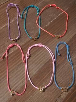 Bracelets with letter initial