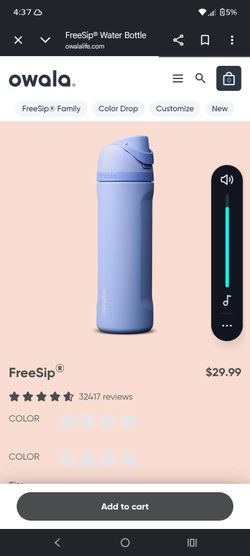 Owala 24 oz free sip bottles