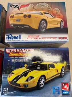 Revell Corvette Z06 & AMT Ford GT Model Kits