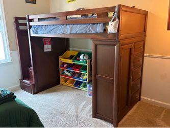 Bunk bed with full and twin