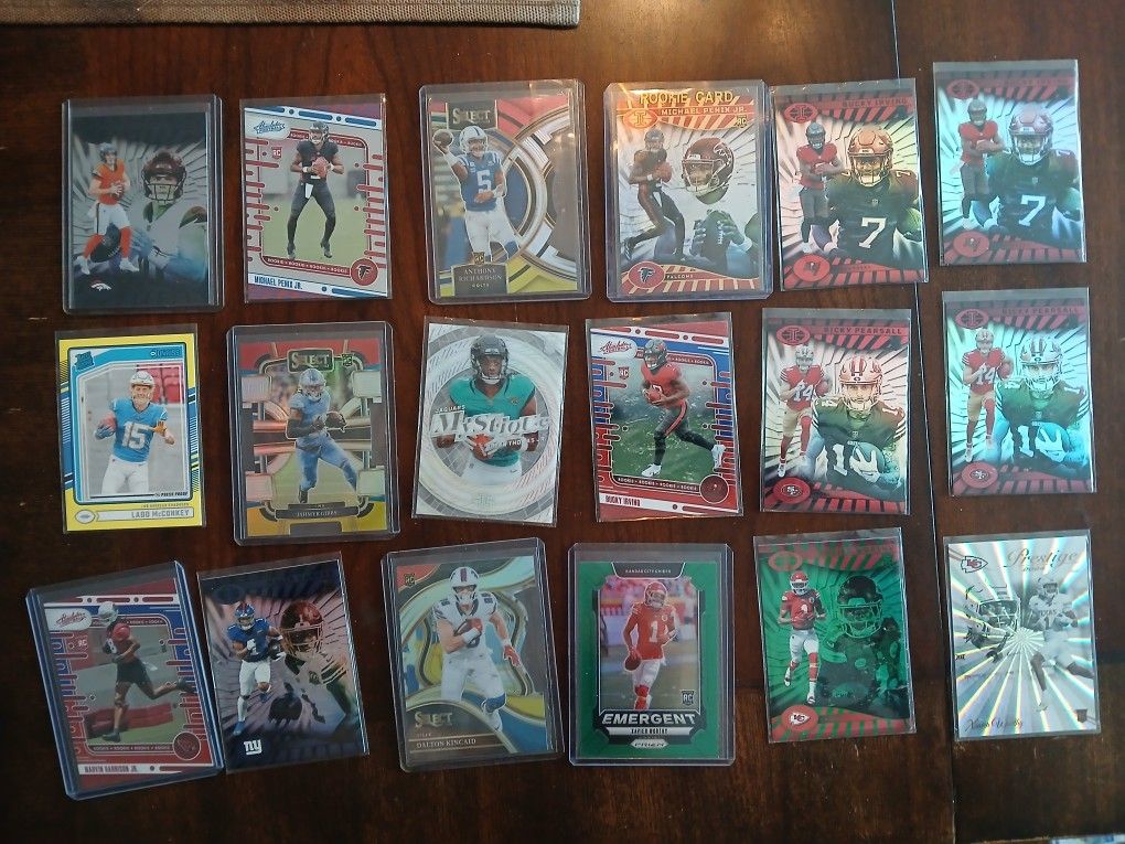 Football Parallels Cards
