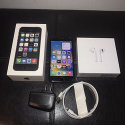 iPhone 8 Unlocked And Headphones