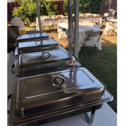 4 Piece Chafing Dish 10 quarts Stainless Steel