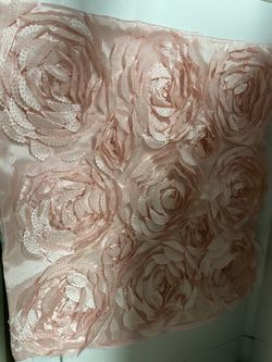 Rose Design Satin Cushion Covers 2 or 4 Available