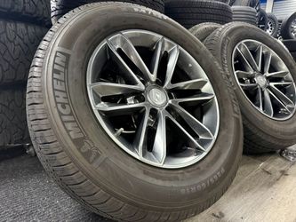 FREE DELIVERY (4) SET LEXUS GX460 WHEELS SENSORS 18" RIMS F-SPORT PTR56-60120 MICHELIN 265/60R18