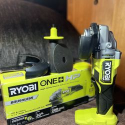 Ryobi One Hp 18 V Brushless Cordless 4 1/2 Inch Angle Grinder