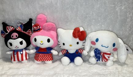 Hello Kitty And Friends Patriotic Plushies 