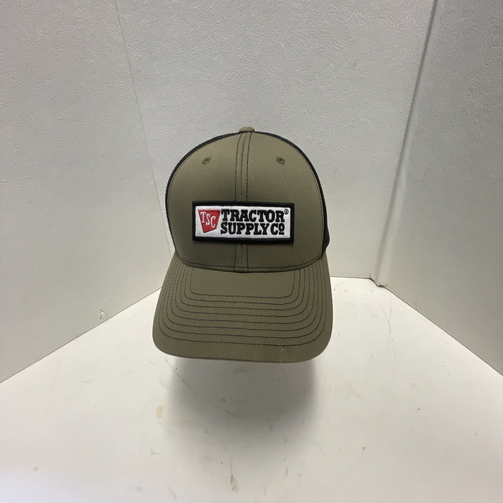 TRACTOR SUPPLY CO ADJUSTABLE MESH-BACK OLIVE OD GREEN Snapback BASEBALL HAT CAP