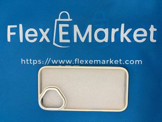 Back Case Frame Slim and Stylish Design TPU For Apple iPhone 16 - Off White