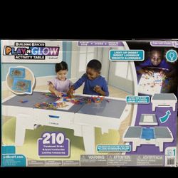 2 Kidkraft Building Bricks Play N Glow Activity Table
