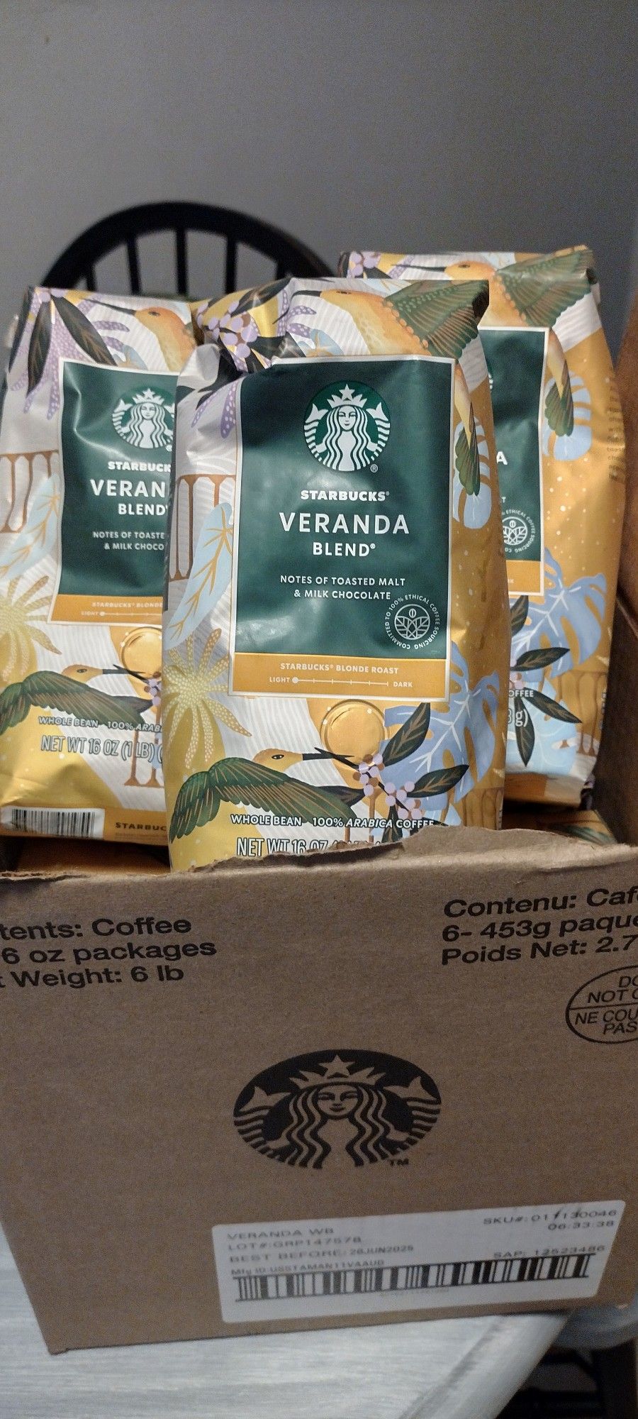 Starbucks Veranda Blend