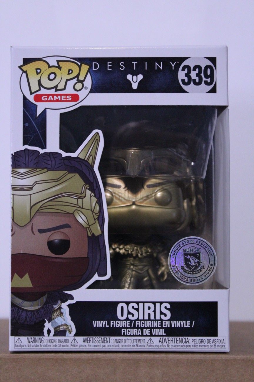 Funko POP! Gold OSIRIS Bungie Destiny Exclusive (w/ Emblem Code)