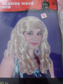 Halloween Blonde Wave Wig