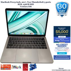 MacBook Pro "Core i5" 3.1 13" Touch/Mid-2017, 8GB, 256GB "H91391"