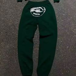 Green And White Sweatpants 