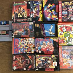Bundle Of Video 14 Games NES/SNES/SEGA