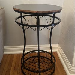 Circular Standing Iron Wine Holder Rack for Kitchen Bar Restaurant Organizer Holder Stand