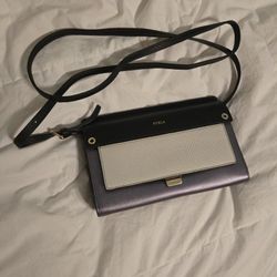 Furla tricolor crossbody shoulder bag