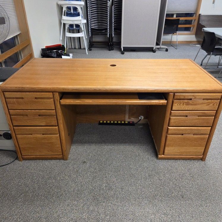 FREE Solid Wood Office Desk