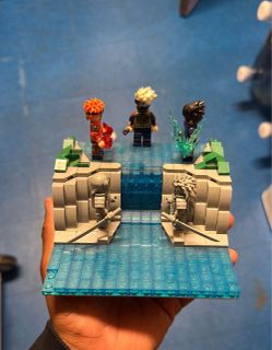 Naruto LEGO-Style Custom Minifigure Diorama Set