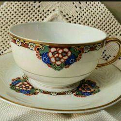 Beautiful China Teacup & Saucer
