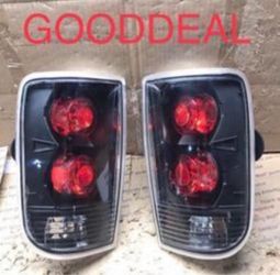 #OT45 95-2005 Chevrolet Chevy Blazer / GMC Jimmy Black Clear JDM Altezza Style Taillights Tail Light Pair Set