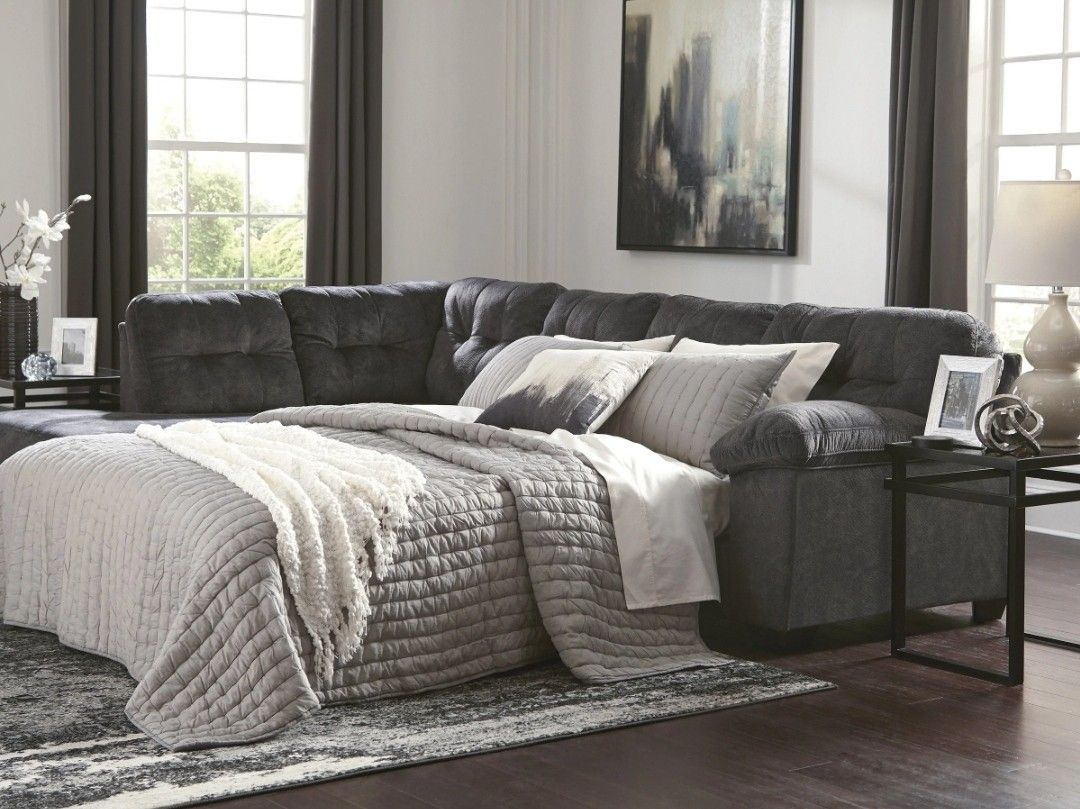 Accrington Granite LAF Or RAF Queen Sleeper Sectional