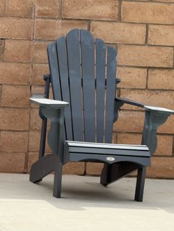Gray Adirondack Patio Chair – Heavy Duty Outdoor Chair