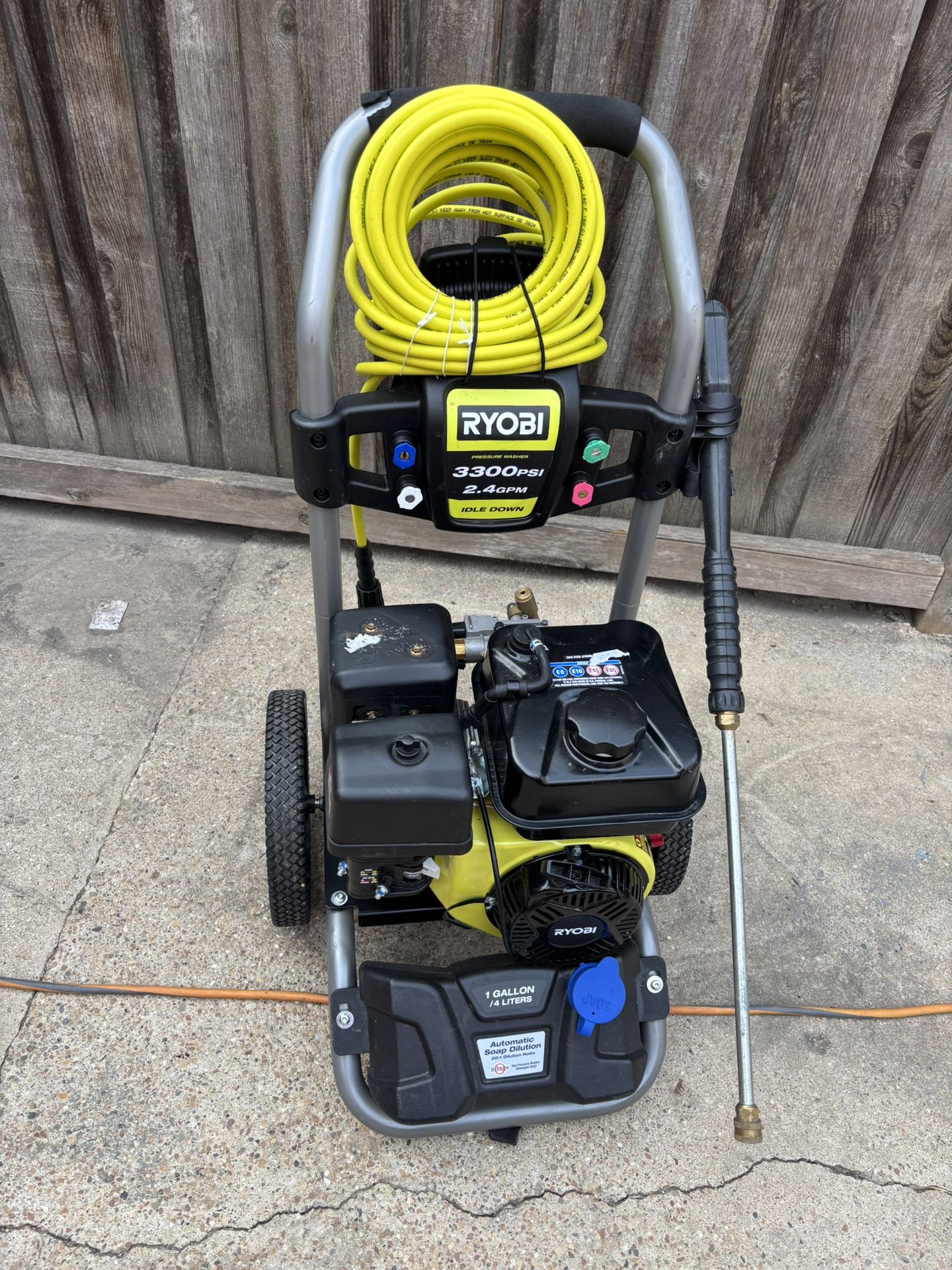 RYOBI 3300 PSI 2.4 GPM Cold Water Gas Pressure Washer with 212cc Engine PICK UP ONLY W.63rd St. & S. California Ave.