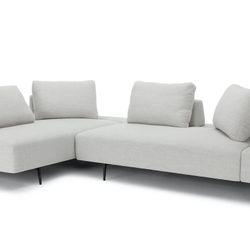 Brand New Article Divan Sectional- White