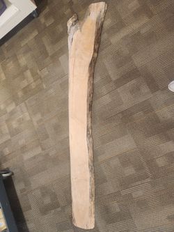 Live edge shelf 7 ft