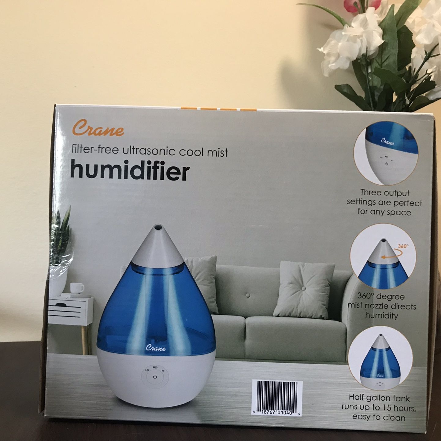 Cool Mist Humidifier. Never Been Used