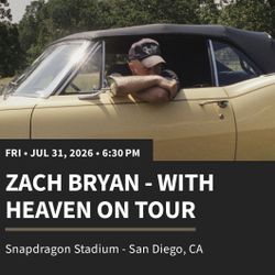 Zach Bryan San Diego 7/31