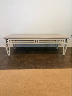 Metal Frame Coffee Table