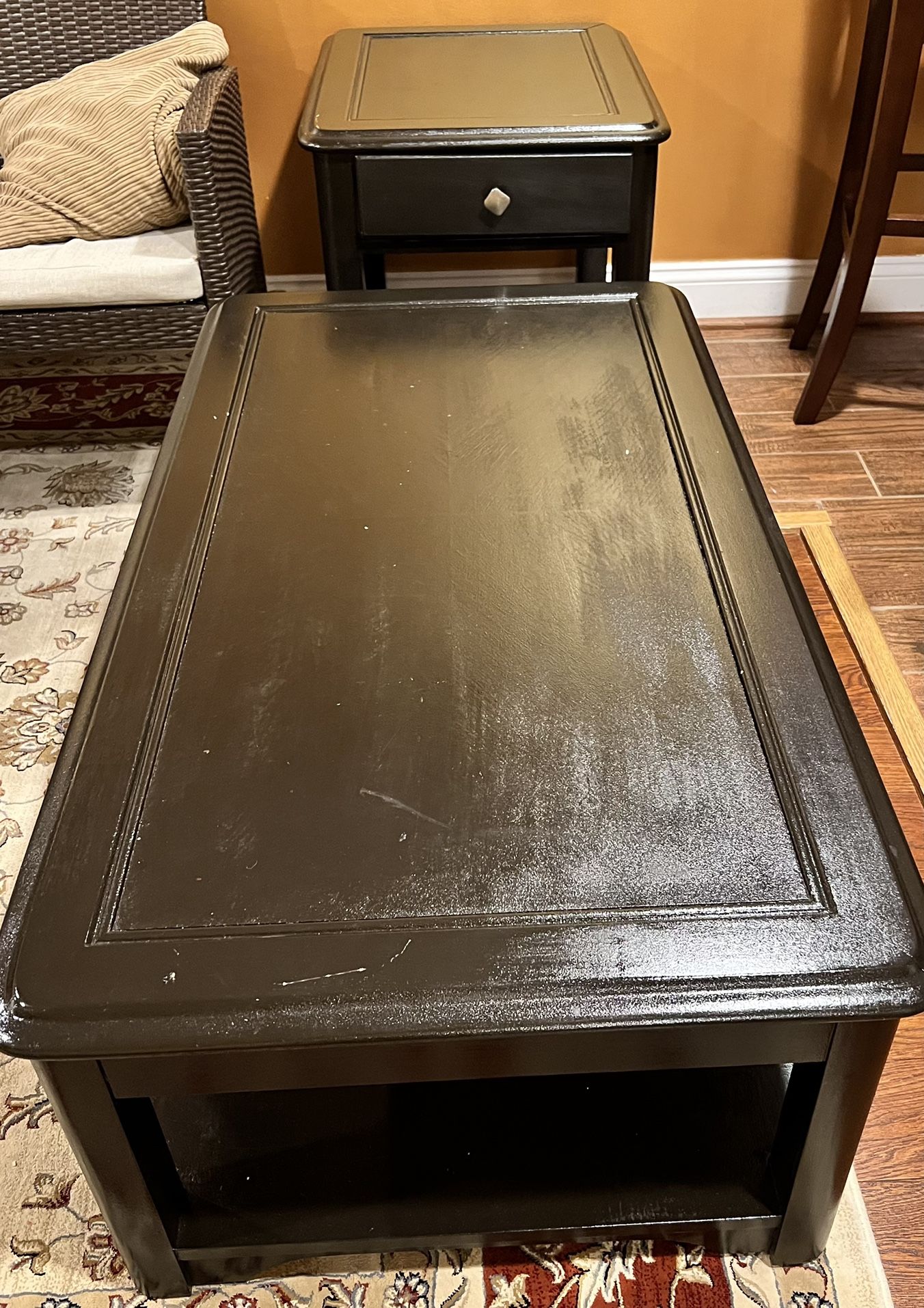 Maple hardwood Coffee And Side Table