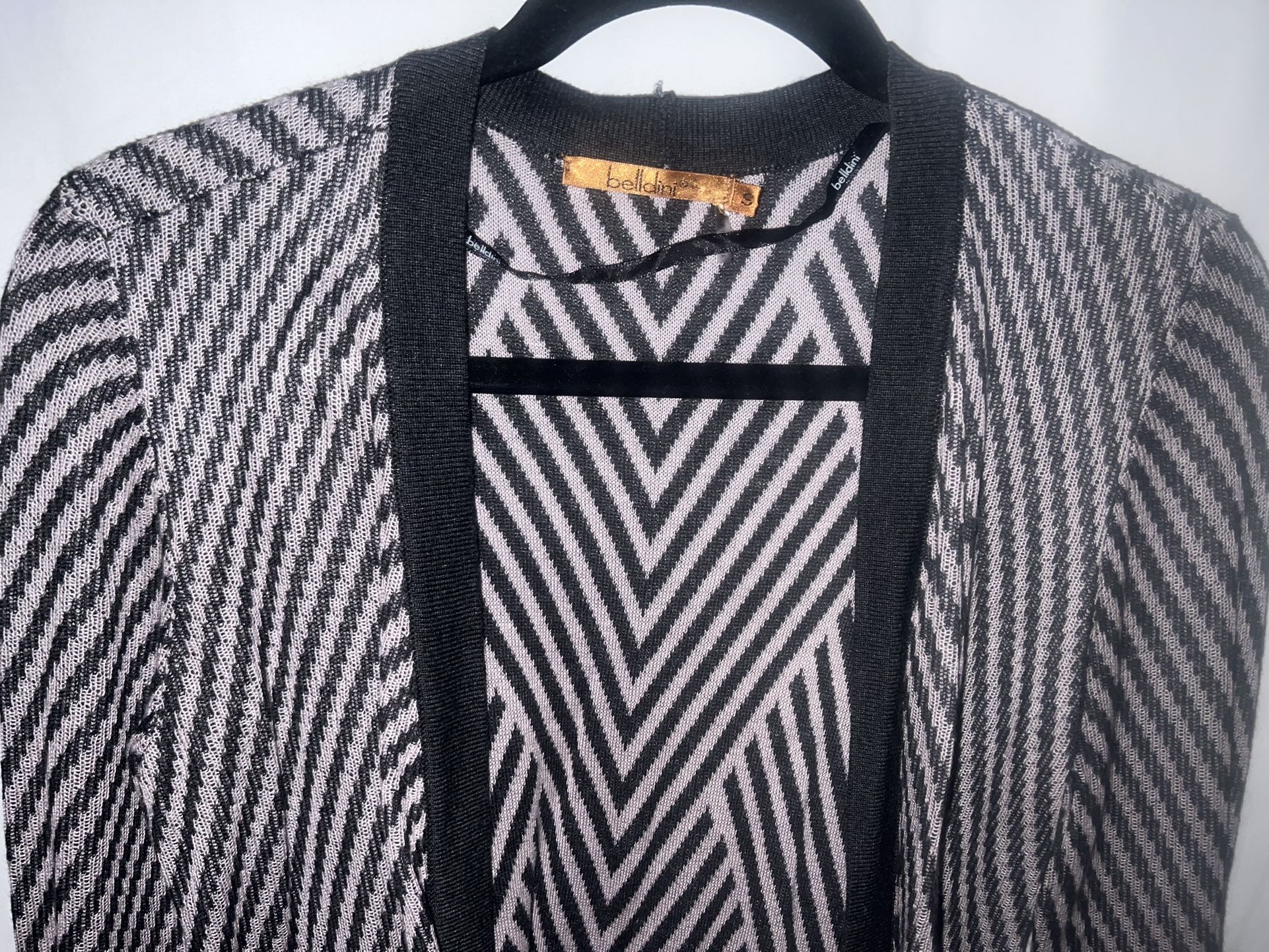 gorgeous ladies womens Small patterned belldini long open cardigan duster pretty