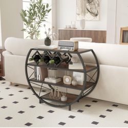 Living Room Entryway Table 4 Tier Shelf