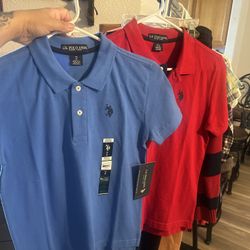 2 Boys Polo Shirts 