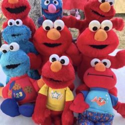 9 Muñecos De Elmos