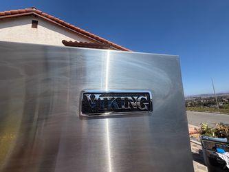 Viking Stainless Steel Fridge