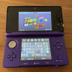 Nintendo 3DS Midnight Purple - New screens