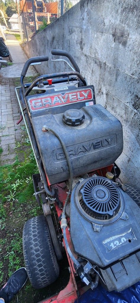 Gravely Standing Lawn Mower