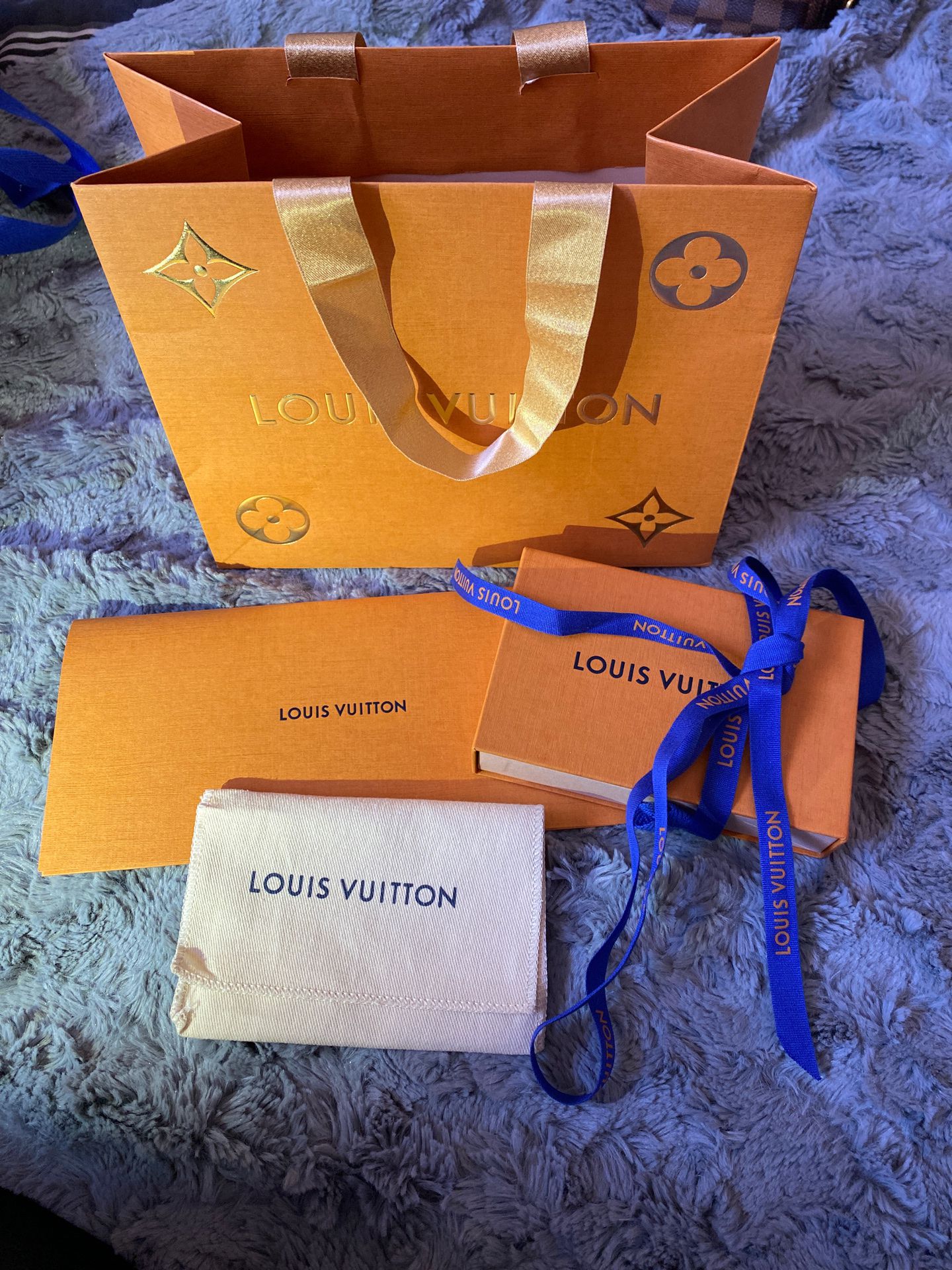 Authentic Louis Vuitton Small Box, Dust Bag, & Gift Bag